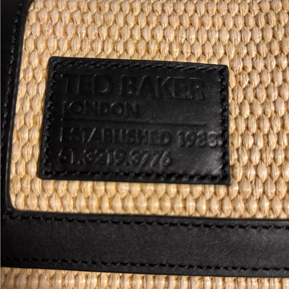 Ted Baker Black and Tan Staceli Rasffia Shoulder Bag - Picture 6 of 6